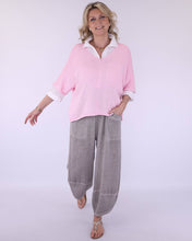 Load image into Gallery viewer, Cotton Blend V Neck Tunic Top
