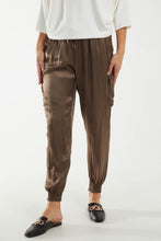 Load image into Gallery viewer, Satin Cargo Trousers

