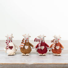 Load image into Gallery viewer, Red Felt Mouse Skis, 8cm
