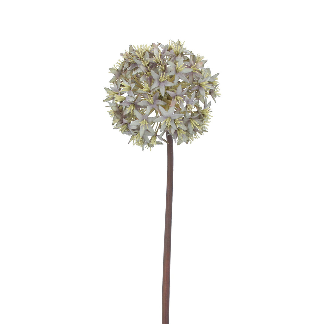 Faux Flowers Antique Blue Allium