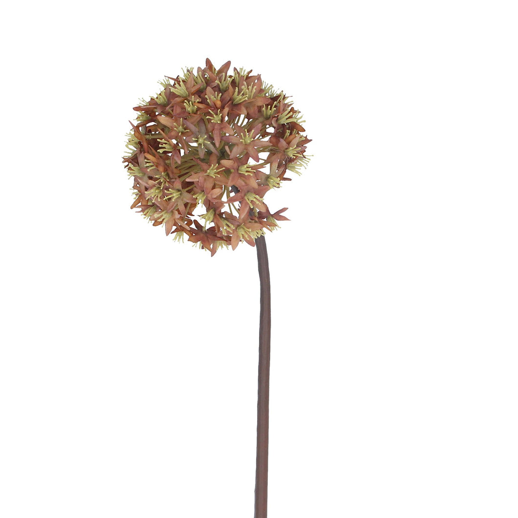 Faux Flowers Antique Russet Allium