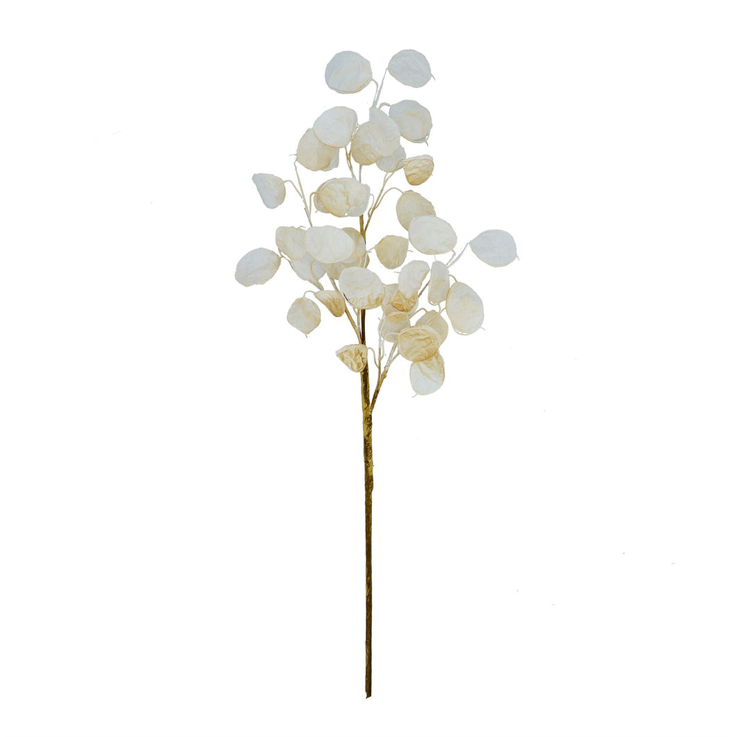 Faux Flowers Spray 78cm - Honesty