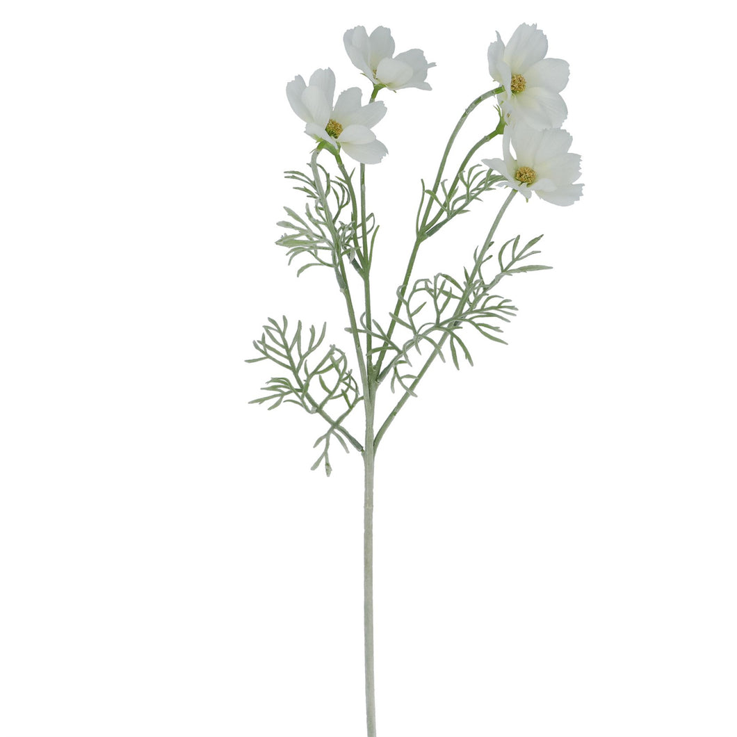 Faux Flowers  White Cosmos