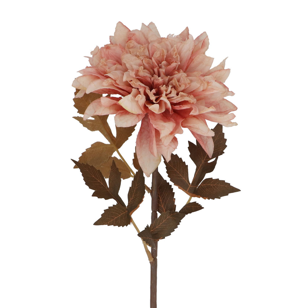 Faux Flowers Antique Pink Dahlia