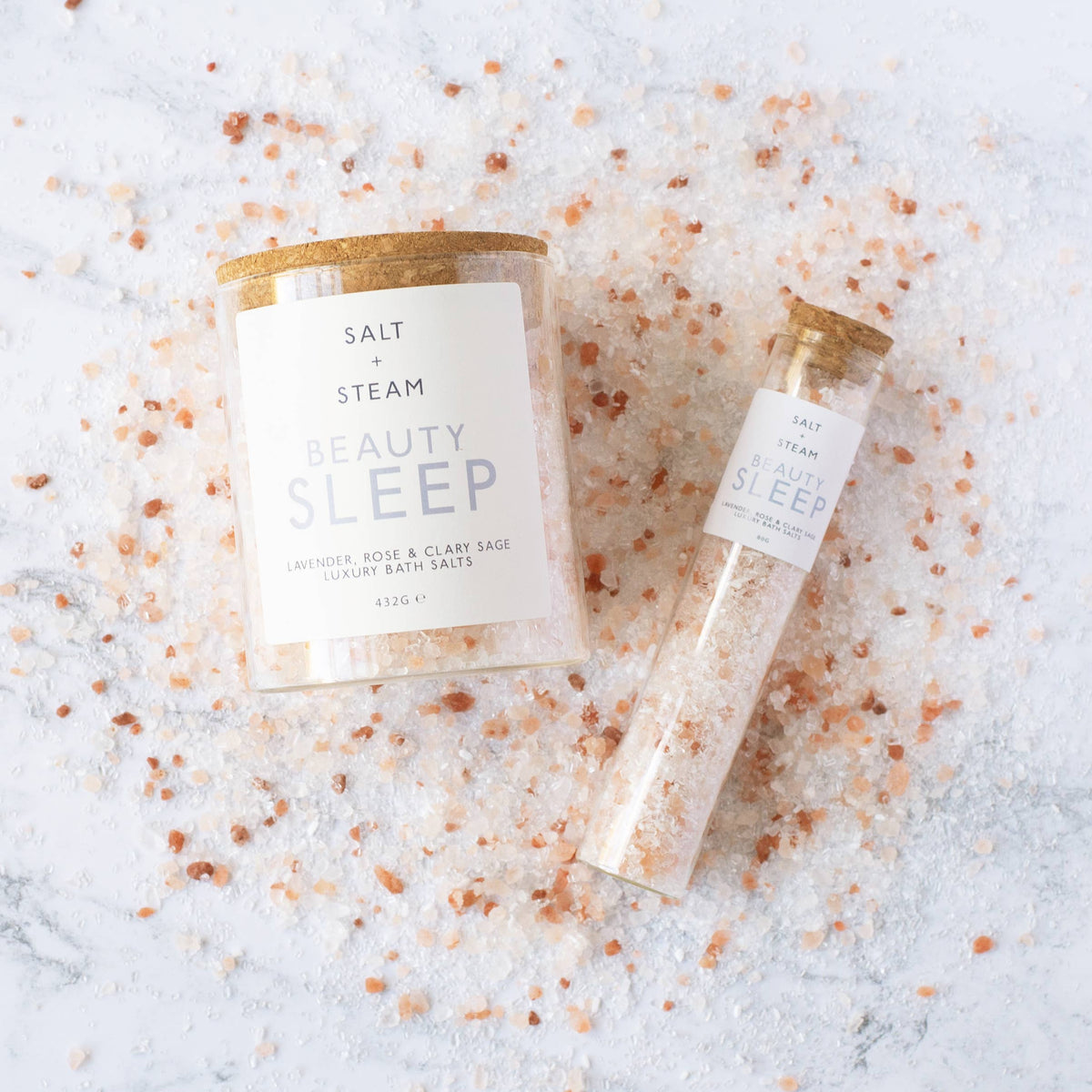 Salt + Steam Beauty Sleep - Lavender & Rose Bath Salts