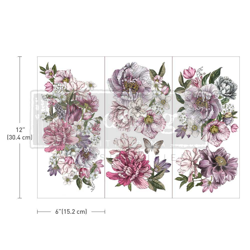 Dreamy Florals I Redesign with Prima Decor Transfer