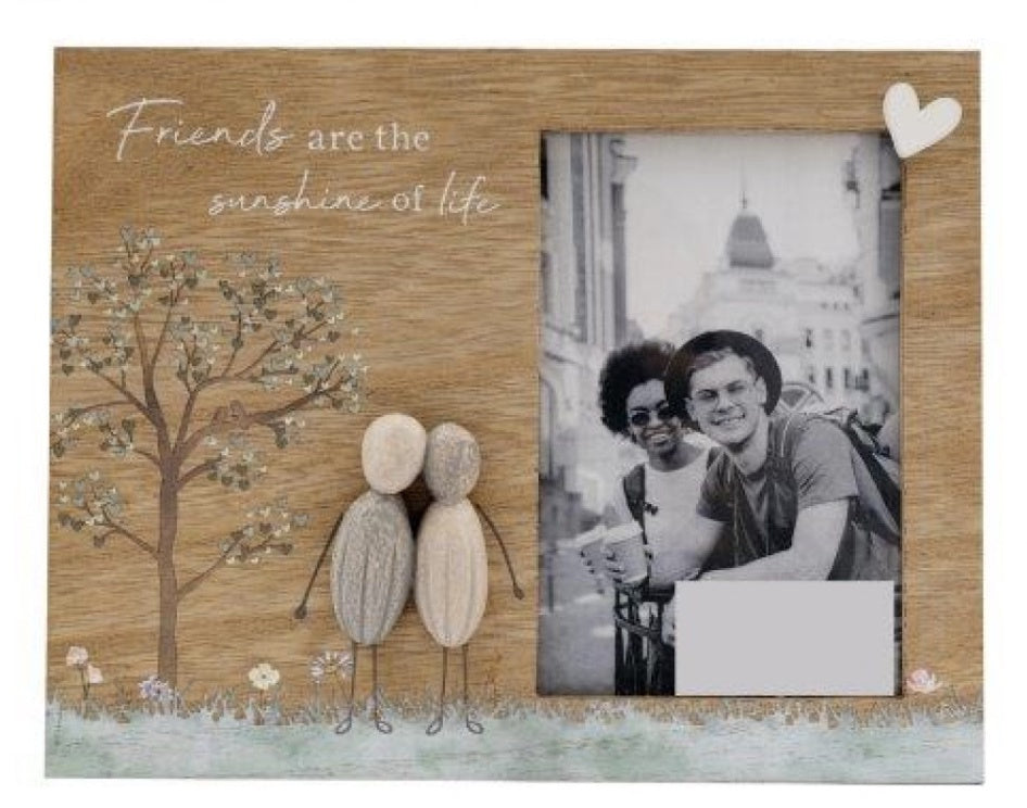 4X6 PEBBLE FRIENDS PHOTO FRAME