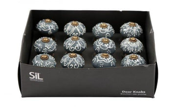 VINTAGE BLUE DRAWER KNOBS