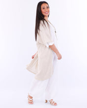Load image into Gallery viewer, Cotton Blend Long Kimono
