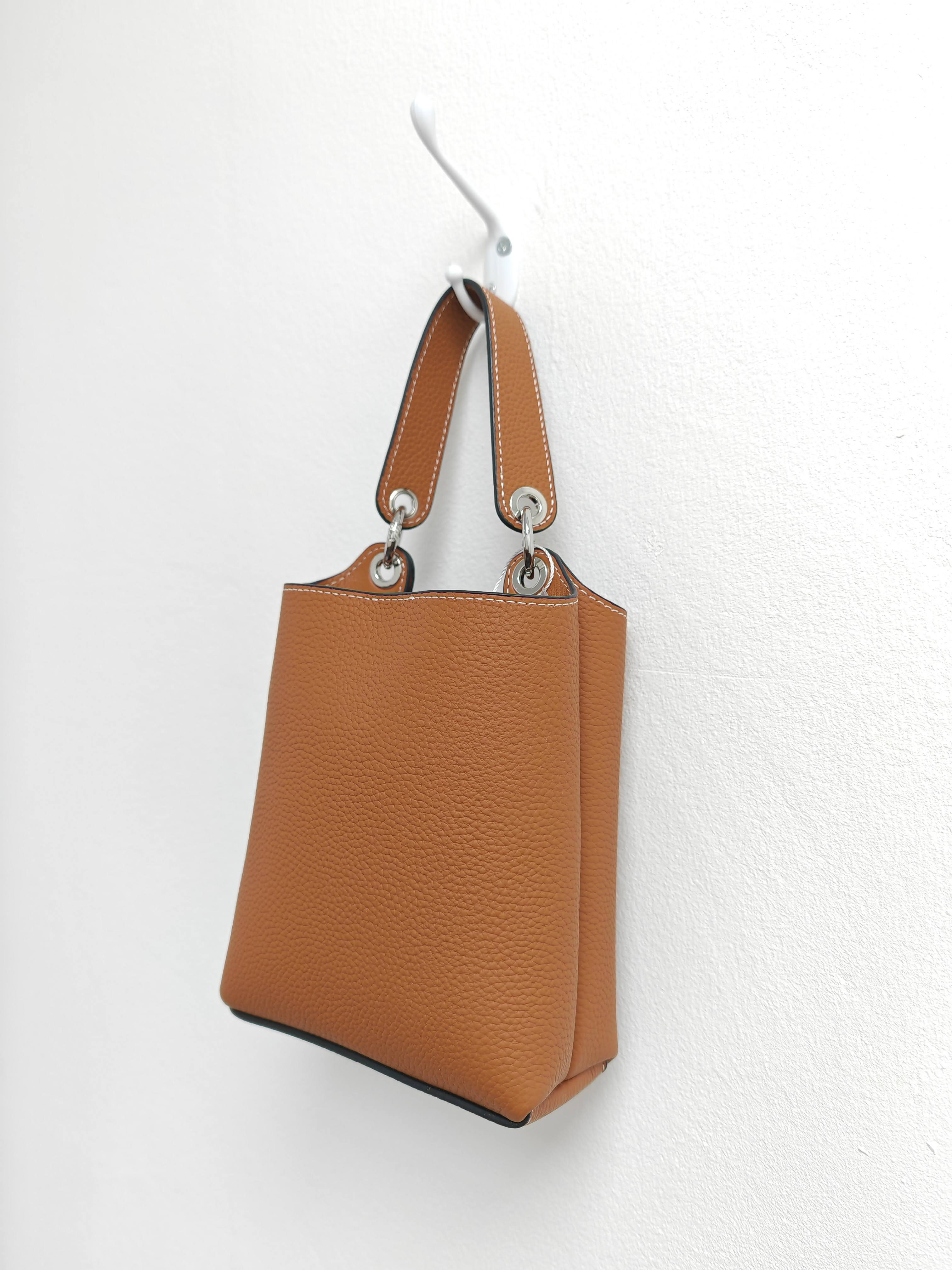 Soft Genuine Leather 2 Compartment Hand Bag