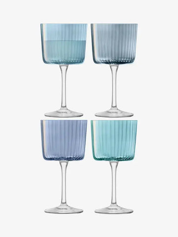 LSA Gems Wine Glass Sapphire x 4