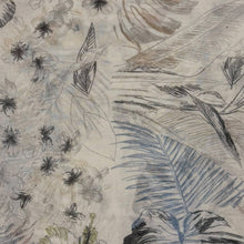 Load image into Gallery viewer, Tropical Leaf &amp; Floral Print Tassel Scarf
