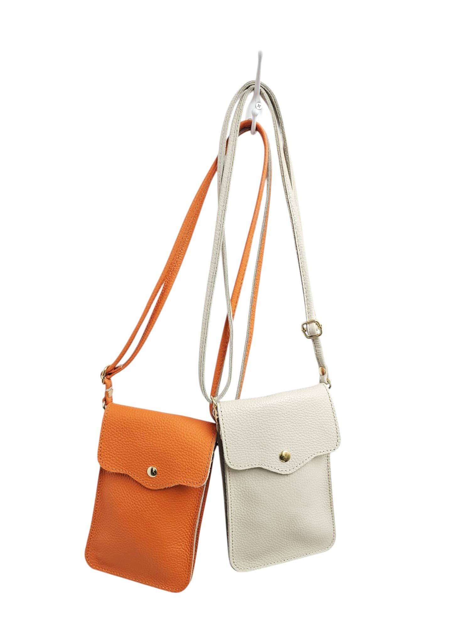 Italian Genuine Leather Mobile Cross Body Bag