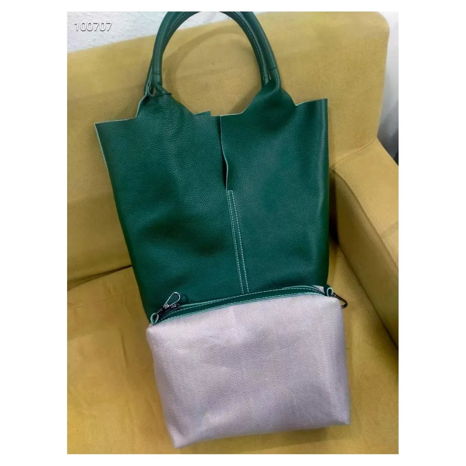 Genuine Leather Soft Hobo Tote Bag