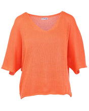 Load image into Gallery viewer, Cotton Blend V Neck Tunic Top
