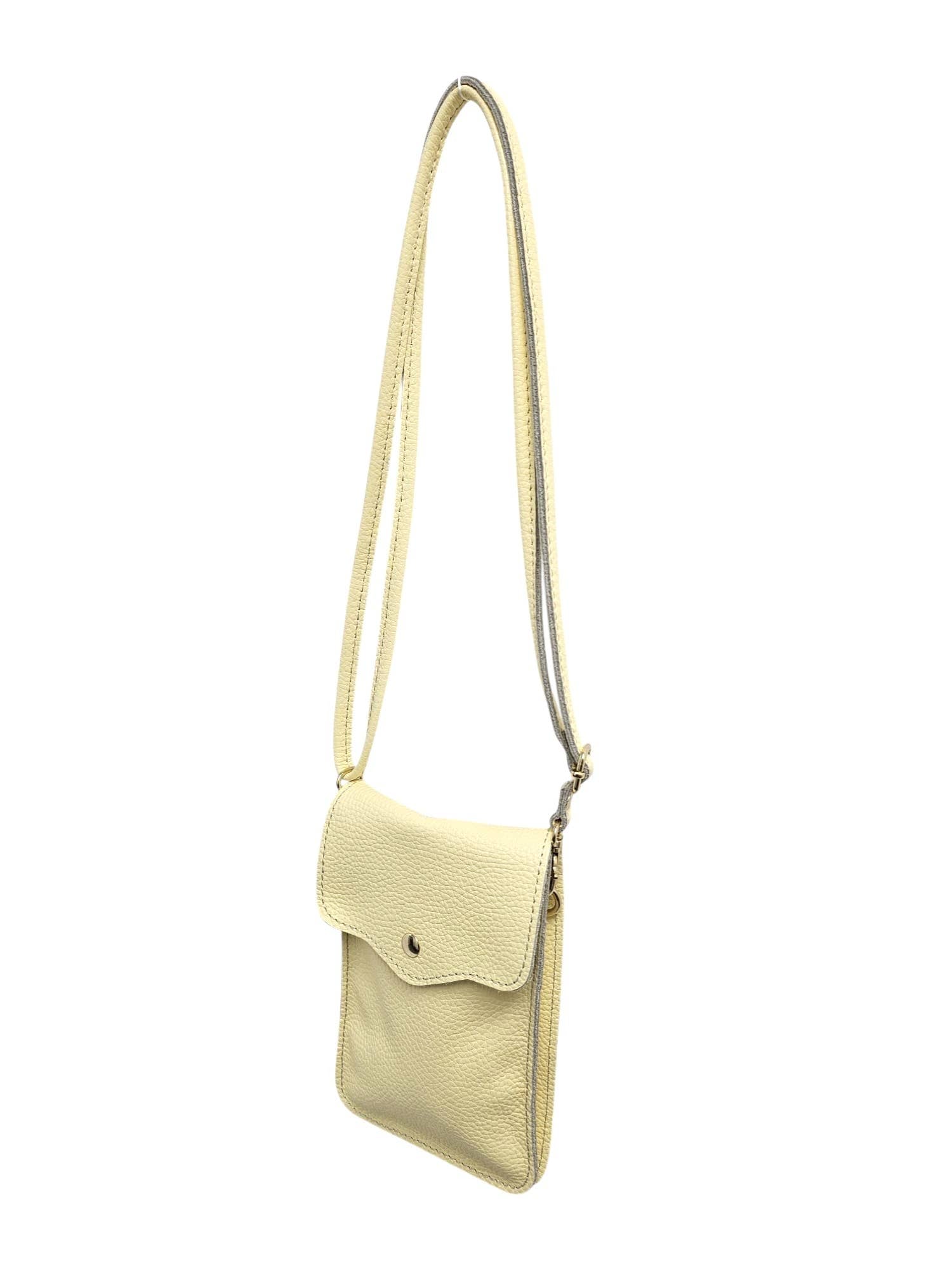 Italian Genuine Leather Mobile Cross Body Bag