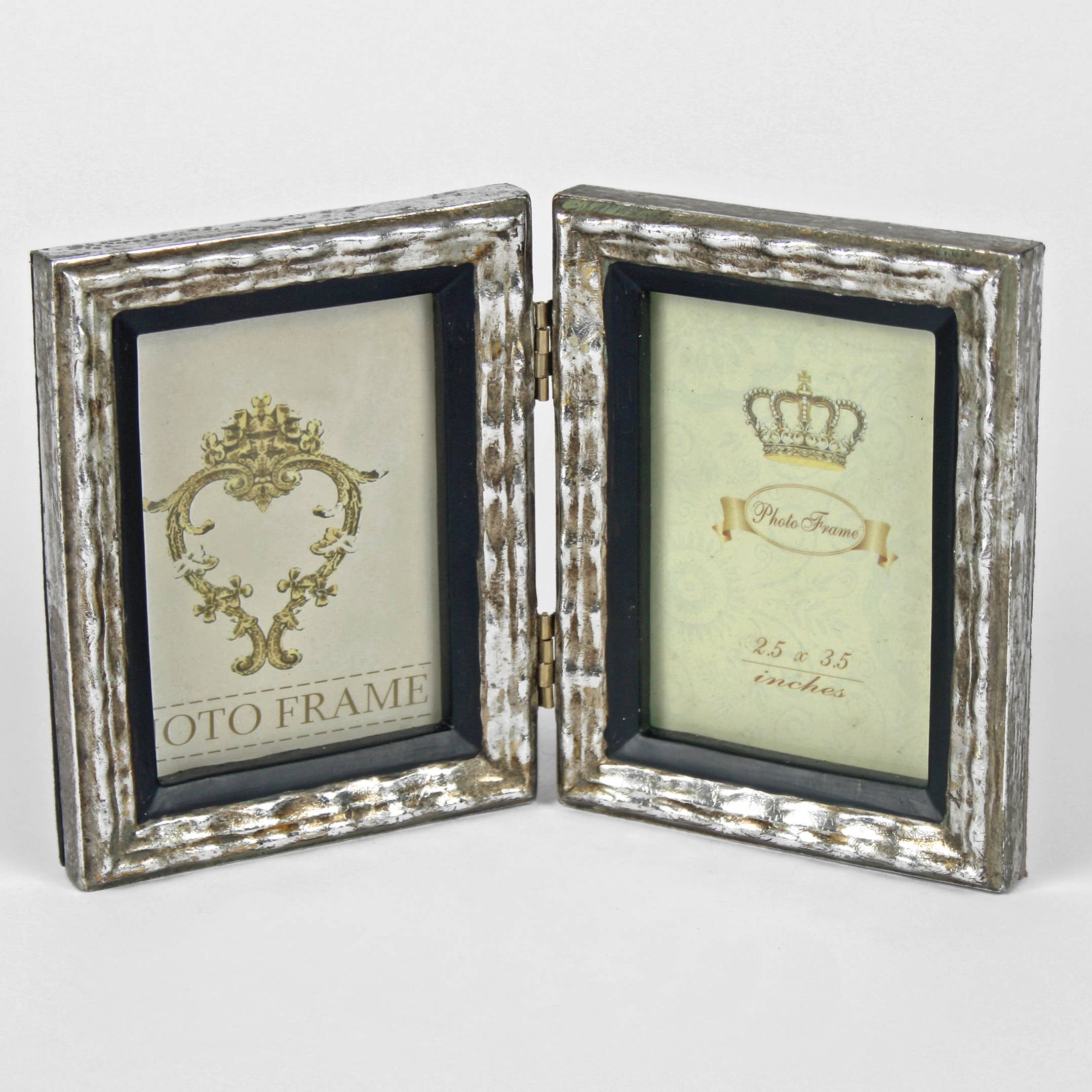 Silver Hinged Double Frames