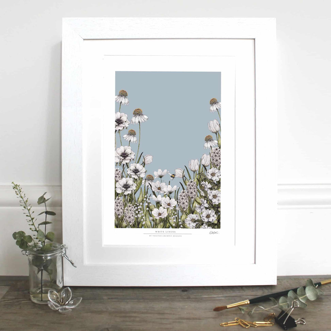 White Linens 12x16