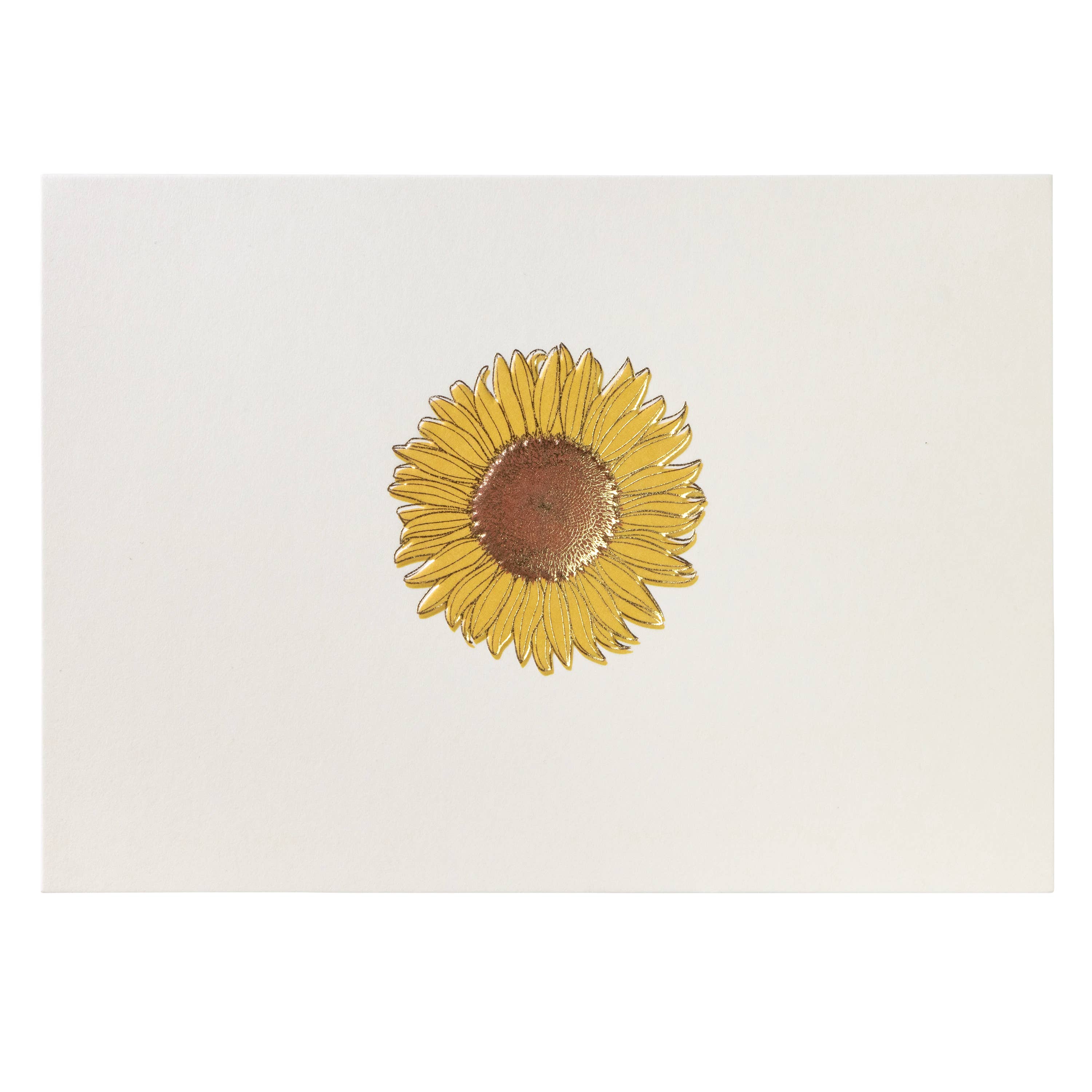 Boxed Notecard Set with Sunflower Design