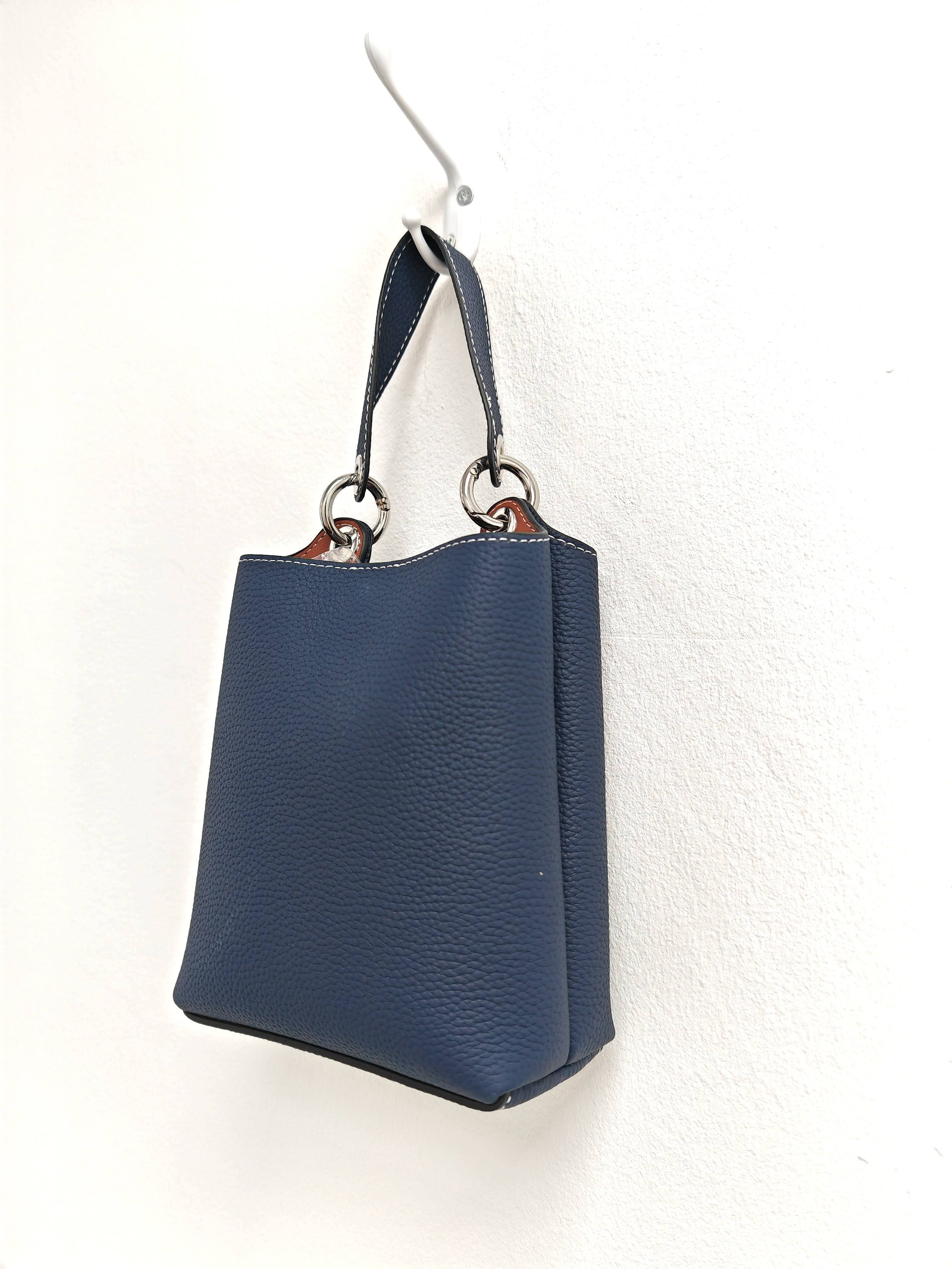 Soft Genuine Leather 2 Compartment Hand Bag