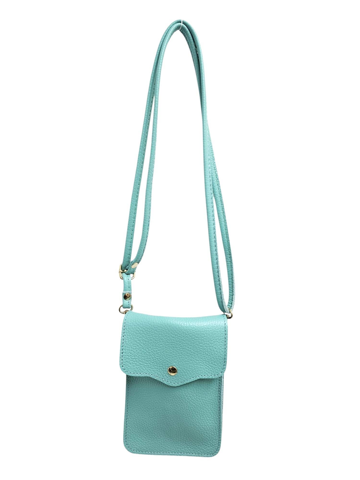 Italian Genuine Leather Mobile Cross Body Bag