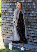 Load image into Gallery viewer, Soft Tweed Roll Collar Coatigan
