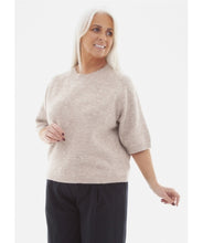 Load image into Gallery viewer, Soft Tweed Short Sleeve Raglan Jumper
