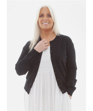 Load image into Gallery viewer, Cashmere Like Crew Neck Crop Cardi
