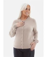 Load image into Gallery viewer, Cashmere Like Crew Neck Crop Cardi
