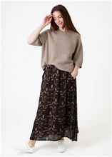 Load image into Gallery viewer, Watercolour Vines A-Line Skirt
