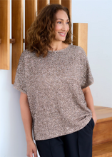 Load image into Gallery viewer, Sequin Jersey Batwing Top
