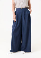 Load image into Gallery viewer, Wide Leg Pleated Palazzo Trousers
