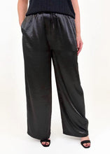 Load image into Gallery viewer, Satin Straight Leg Elastic Waist Trouser
