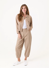 Load image into Gallery viewer, Cotton Twill Barrel Leg Trouser
