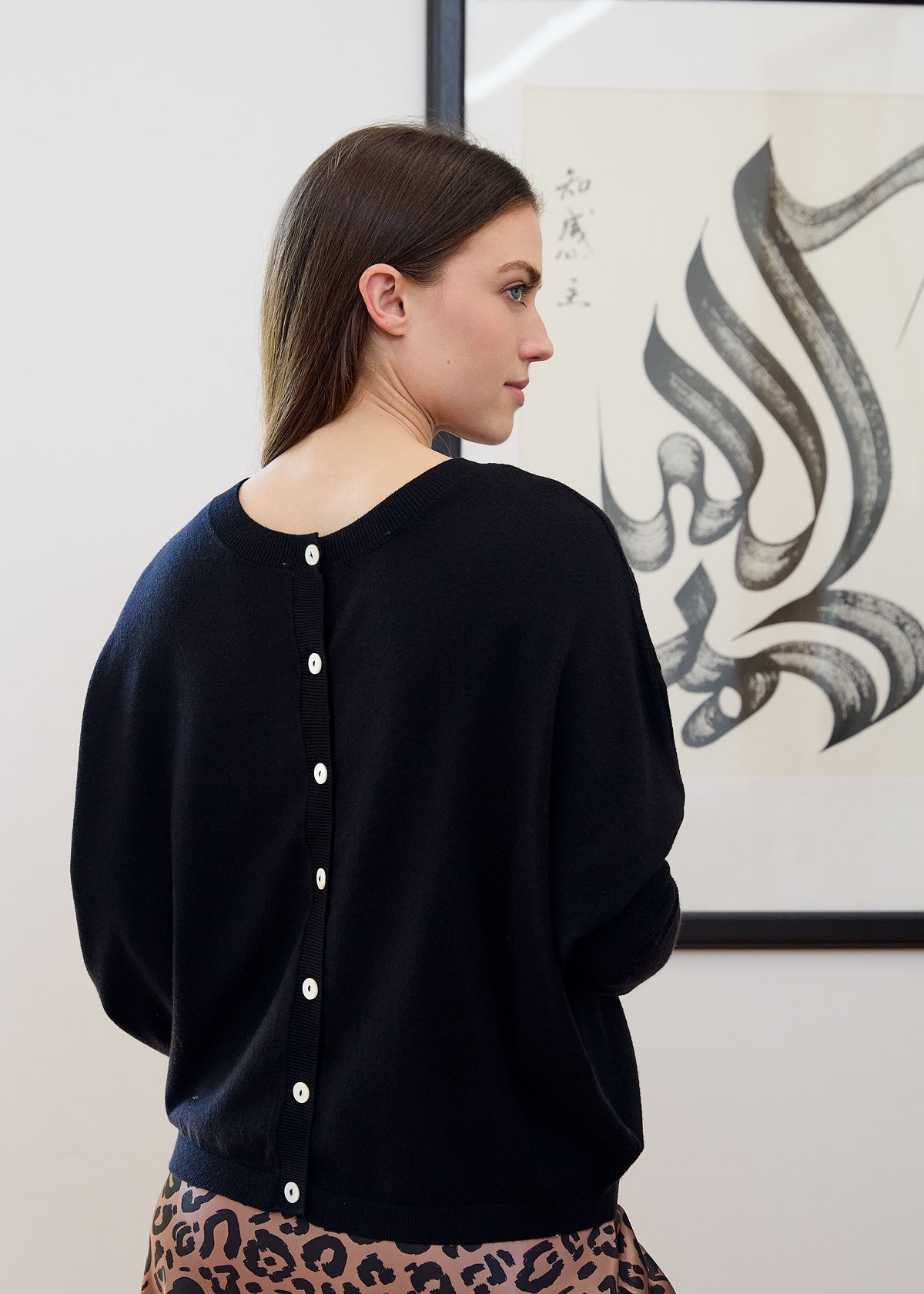 Cashmere Like Batwing Cardigan