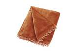 Cashmere touch fleece throw