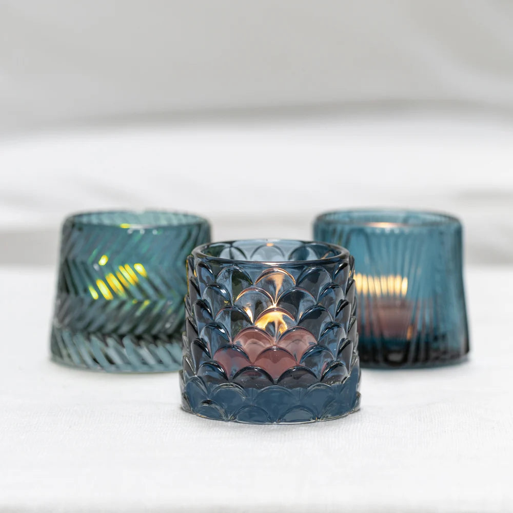 Tea Light Holder Pontus Blue