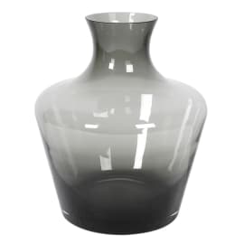 Grey Tonal Glass Vase