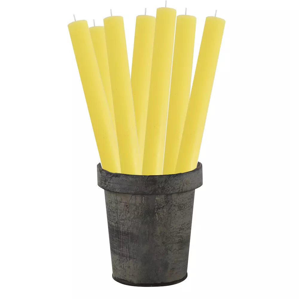 Rustic Dinner Candle Lemon