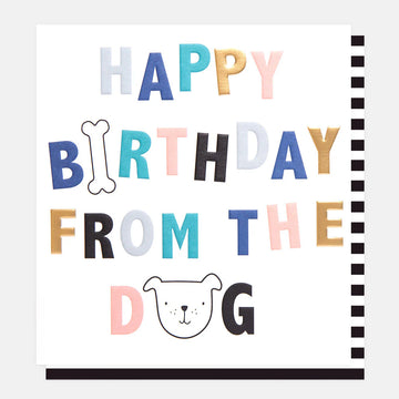 From The Dog Birthday Card
