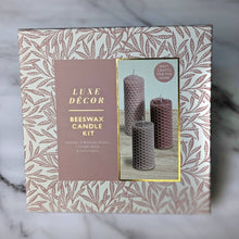 Load image into Gallery viewer, Luxe Decor Craft Kit - Beeswax Candles
