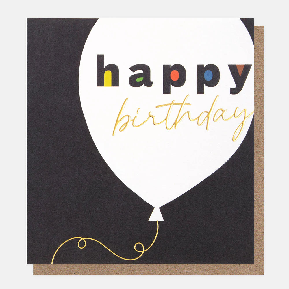 Balloon Birthday Card