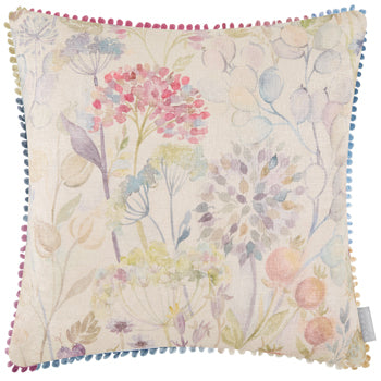 Country Hedgerow Printed Rectangular Cushion Linen
