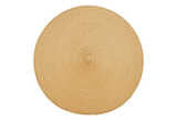 Circular ribbed placemat golden