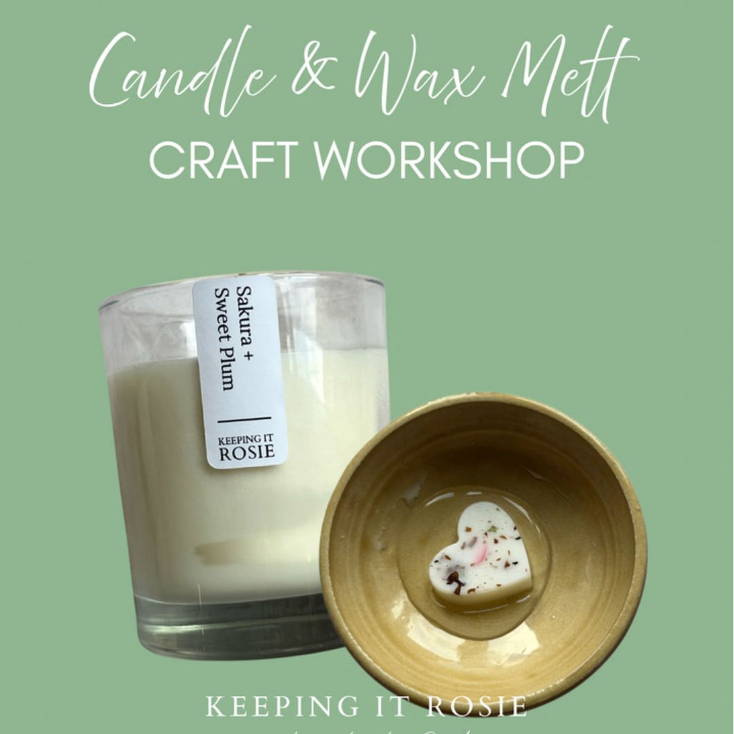Candle and Wax Melt Taster Workshop