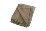 Cashmere touch fleece throw