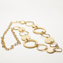 Load image into Gallery viewer, Long necklace circular link
