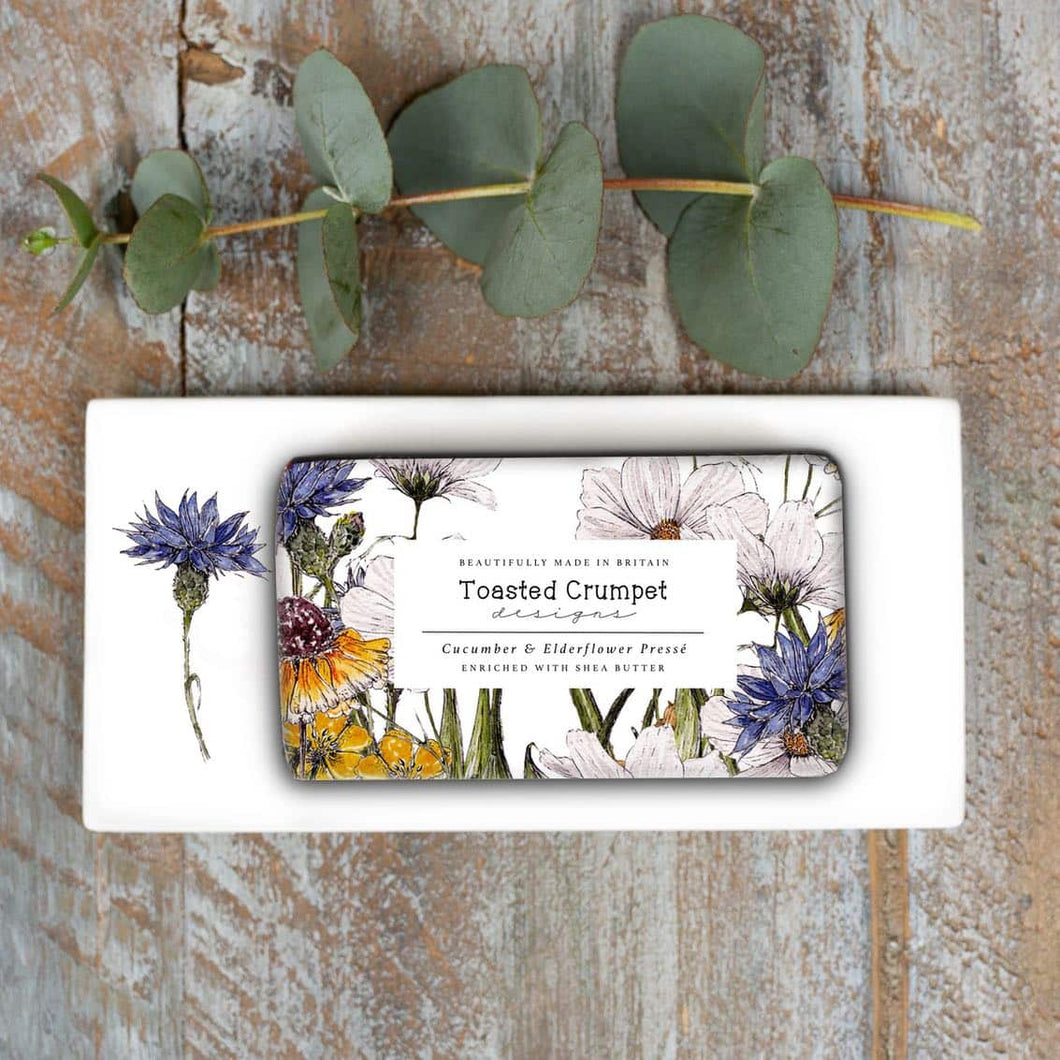Cornflower Rectangular Soap Dish