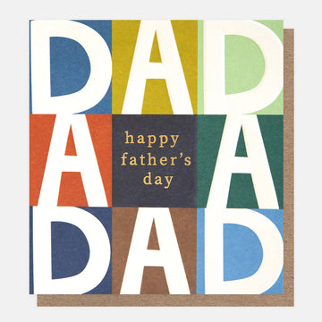 Happy Father's Day Dad Grid