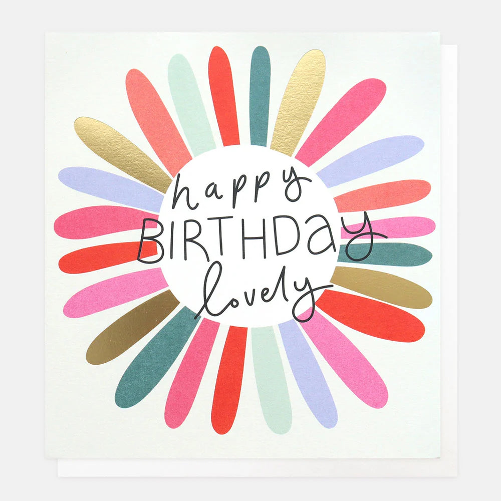 Lovely Flower Birthday Card